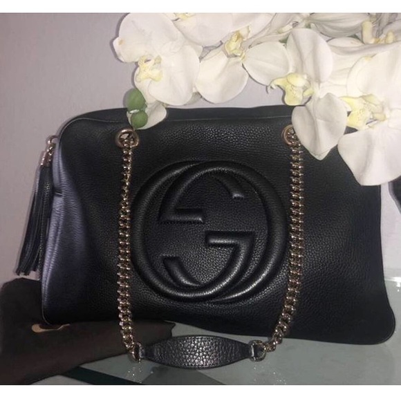 Gucci Handbags - ❌SOLD Gucci Black Soho Bag